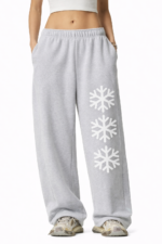 Contrast-Stitched Fleece Sweatpants - Image 2