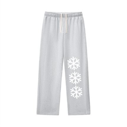 Contrast-Stitched Fleece Sweatpants