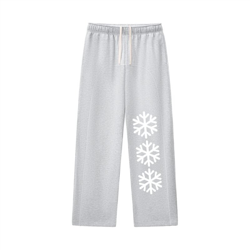 Contrast-Stitched Fleece Sweatpants