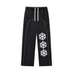 Contrast-Stitched Fleece Sweatpants