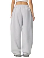 Contrast-Stitched Fleece Sweatpants - Image 4